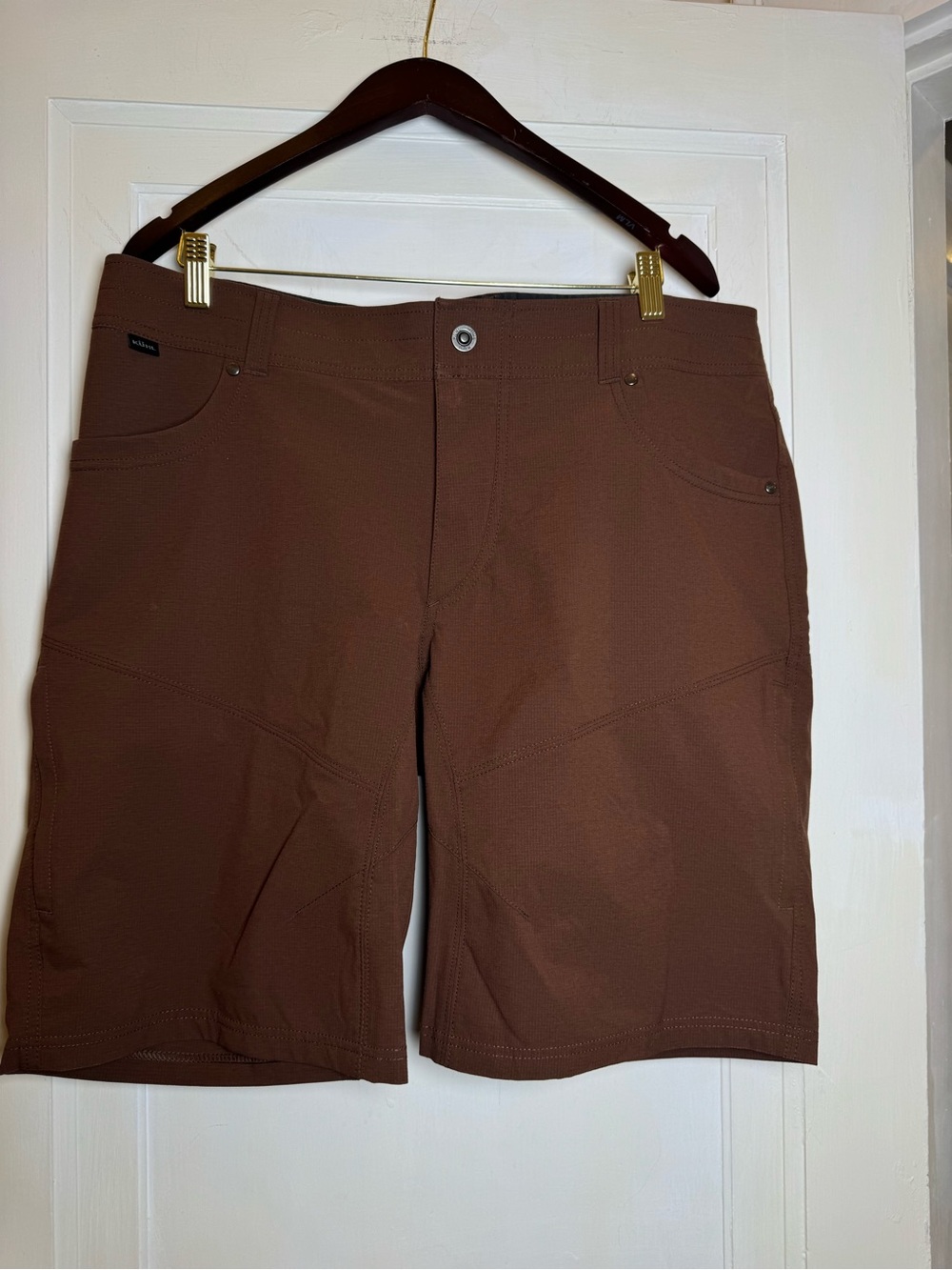 KÜHL Silencr Technical Hiking Cargo Shorts Brown Men's Size 38